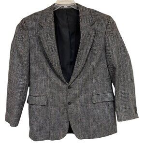 Haggar Clothing Co Size 44 Brown Plaid Blazer/Jacket 35e